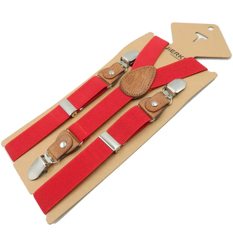 Детские подтяжки модные детские прочные 3 зажима для мальчика брюки эластичный