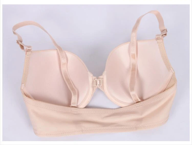 Бюстгальтер пуш-ап с застежкой спереди регулируемыми бретелями для женщин чашка
