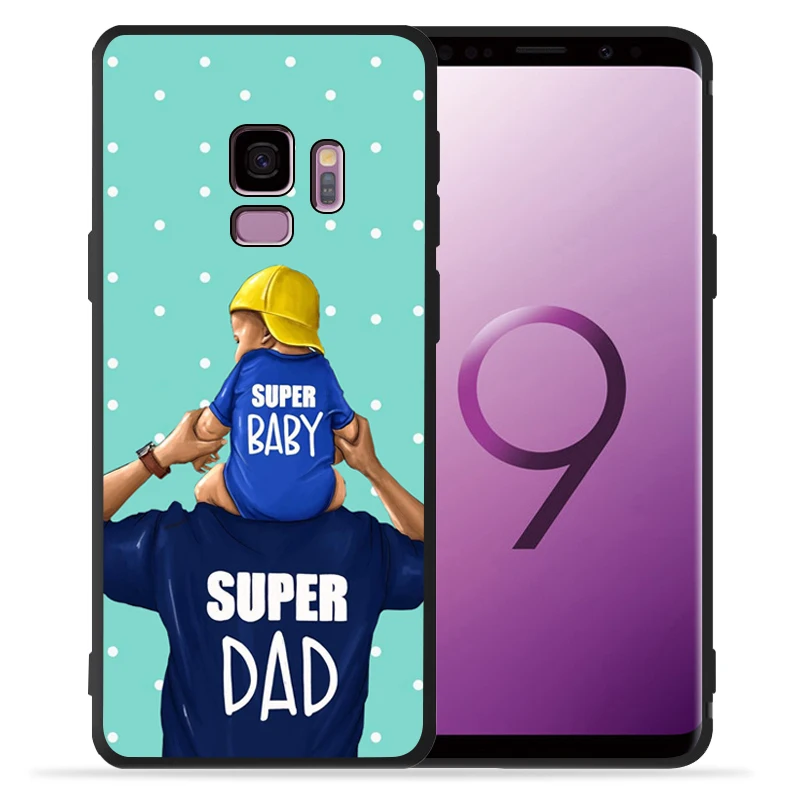 Модный чехол для мамы папы девочки мальчика и ребенка Samsung Galaxy S10 S8 S19 Plus S7 S6 Edge Lite