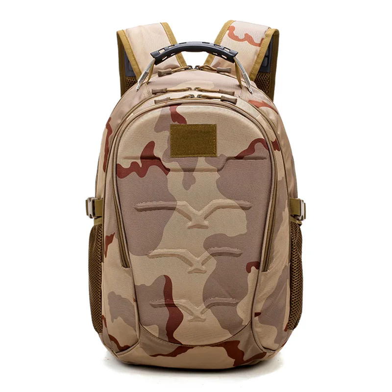 Sand camouflage Тактические Военные рюкзаки 40л Molle вместительный usb рюкзак для ноутбука с зарядкой Открытый водонепроницаемый рюкзак для скалолазания и путешествий - Цвет: Sand camouflage