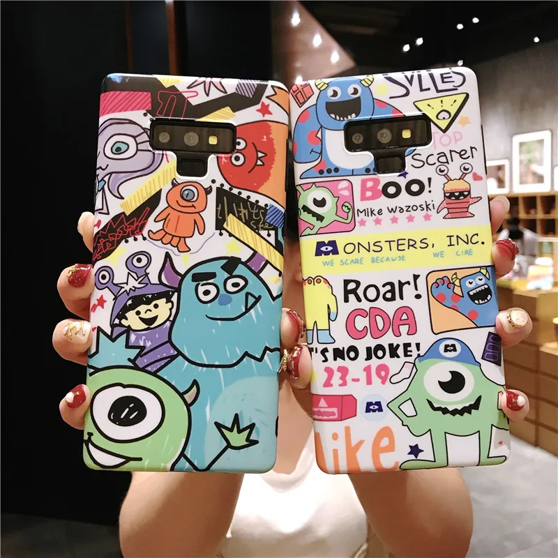 Note 9 чехол с мультяшными монстрами из университета милый мягкий Салливан для Samsung