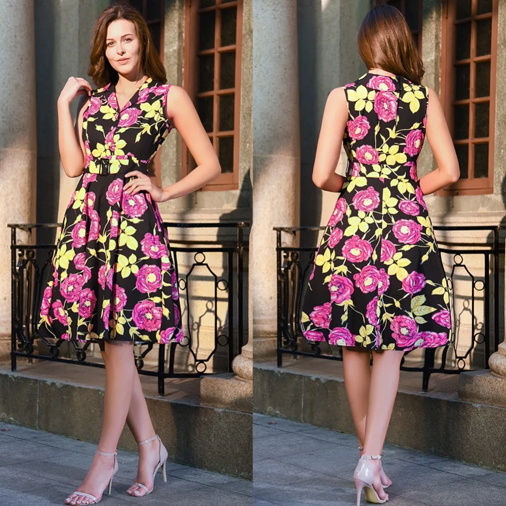 Новые весенние женские Юбка с высокой талией|retro dress|dress dress dressladies dresses |