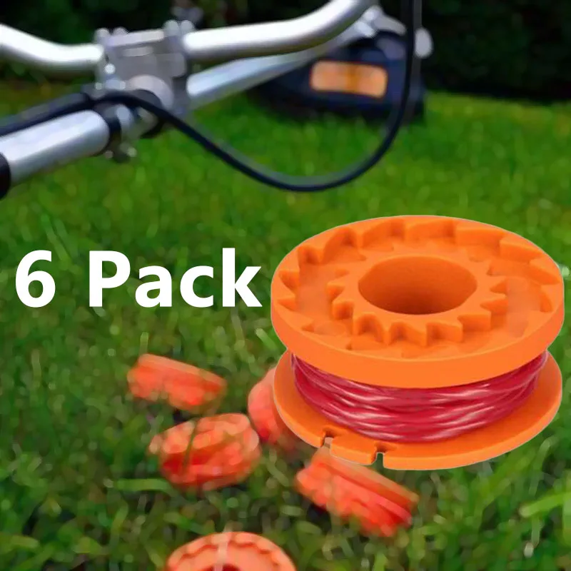 WG150 WG151 WG152 Trimmer String Spools Replacement 10inch Cap Accessories Attachment Parts Tool 6 pcs For WORX | Инструменты