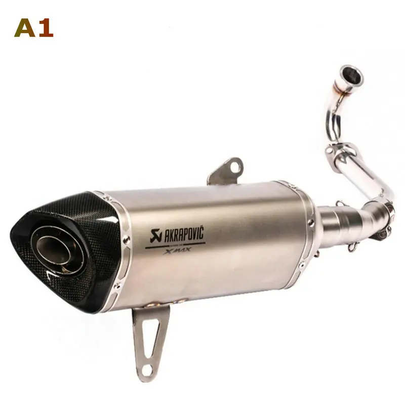 Akrapovic выхлопной мотоцикл Xmax 250 модифицированный выхлоп глушитель Xmax 300 слипоны для YAMAHA Xmax серии скутеров