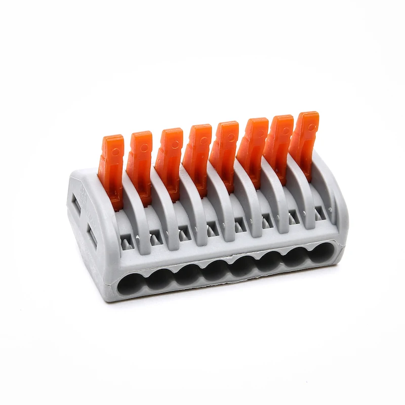 50 шт. 28-12 AWG PCT-218 222-418 компактный Соединительный соединитель пружинный рычаг Push Fit