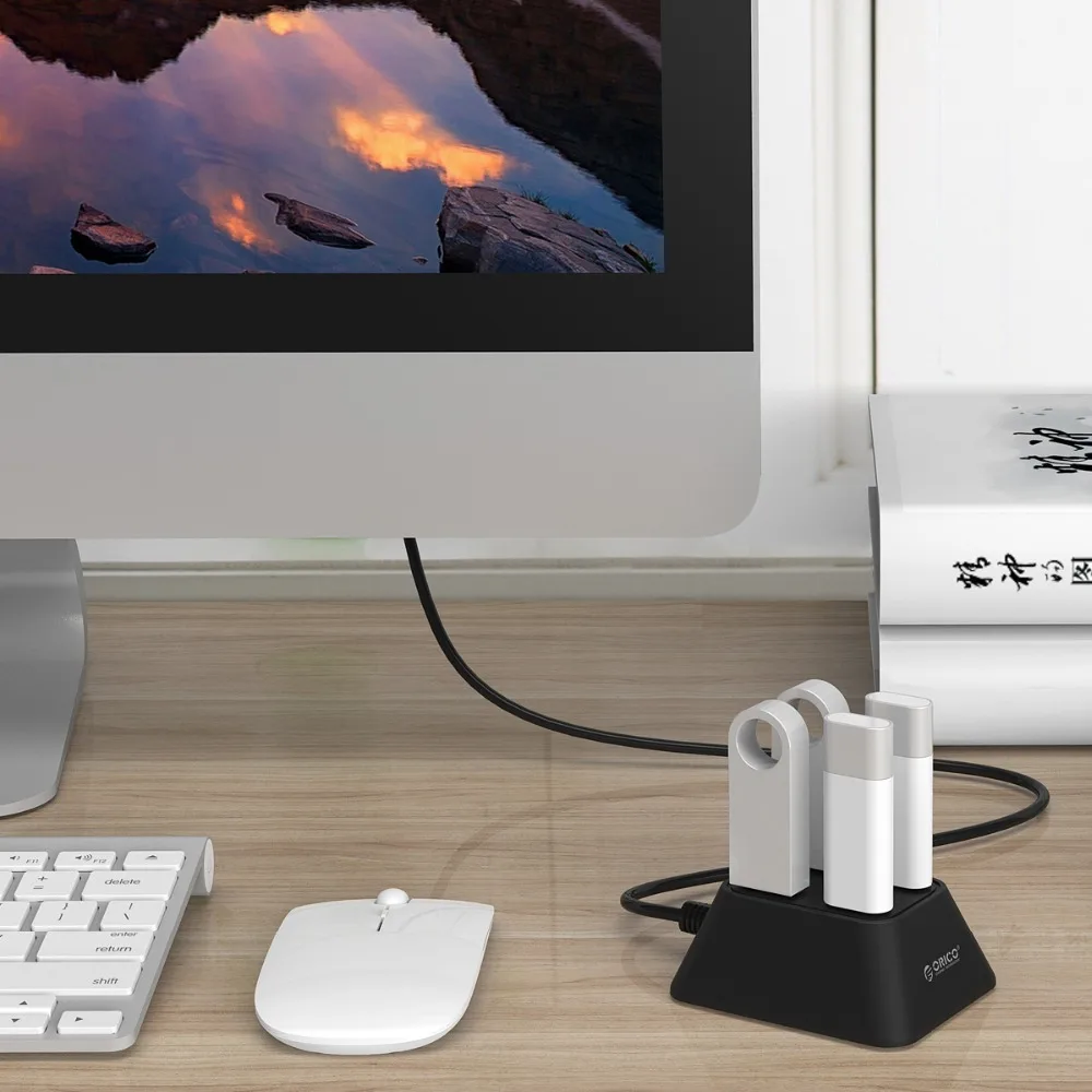 ORICO DF4U U2 usb хаб для Ipad 4 портов 2 0 ноутбука/ультрабука черный|usb hub|usb huborico hub |