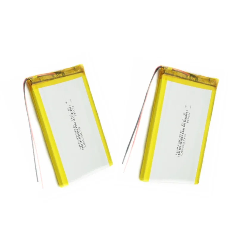 2PCS 1/2/4 шт 3,7 V 606090 4000 мА/ч, Перезаряжаемые Lipo Батарея планшет Dvd Камера gps электрические игрушки ноутбука литий-полимерный Батарея - Цвет: 2PCS