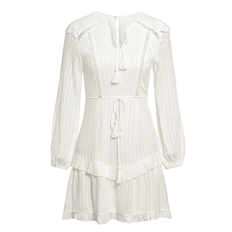 Куркума с открытой спиной белые платья осень 2019 элегантные вечерние вырезами