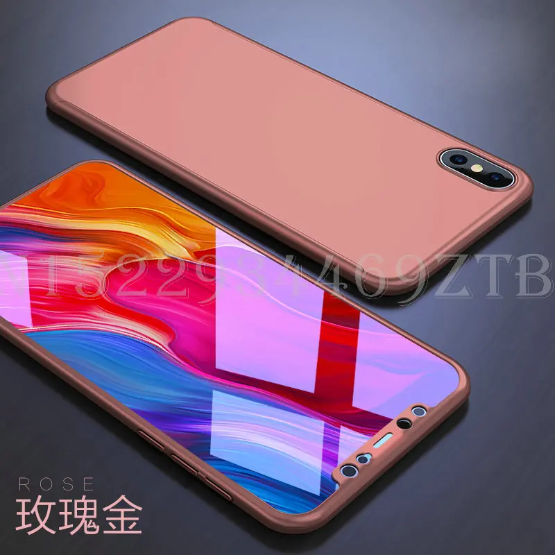 Redmi 7 360 градусов полная защита чехлы с закаленным стеклом для Xiaomi 7A 5 45 дюймов Note Pro