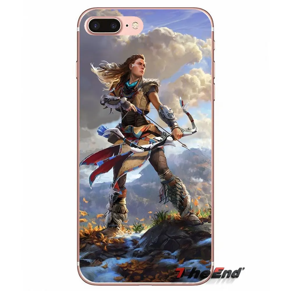 Чехол из ТПУ для iPhone X 4 4S 5 5S 5C SE 6 6S 7 8 Plus Samsung Galaxy J1 J3 J5 J7 A3 A5 2016 2017 viedo game Horizon Zero