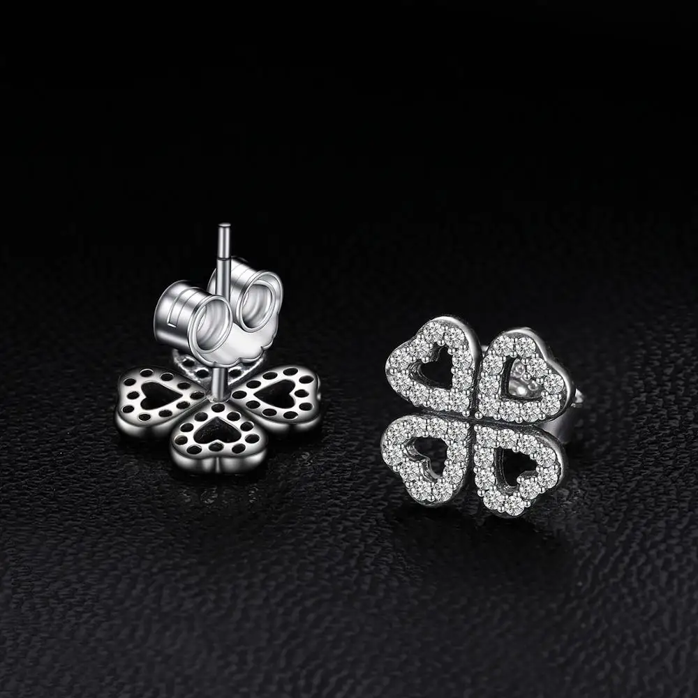 Jewelrypalace 925 пробы серебро ажурная ослепительно клевера подарочные серьги гвоздики