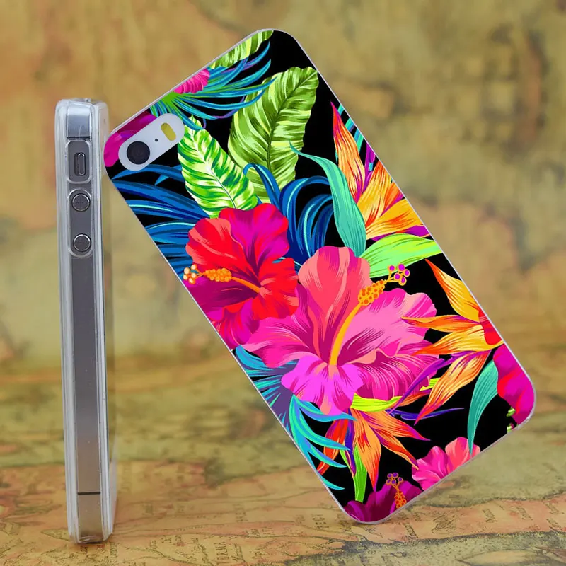 E3118 Drive You Mad Hibiscus Transparent Hard Thin Case Cover For Apple iPhone X XR XS Max 4 4S 5 5S SE 5C 6 6S 7 8 Plus |