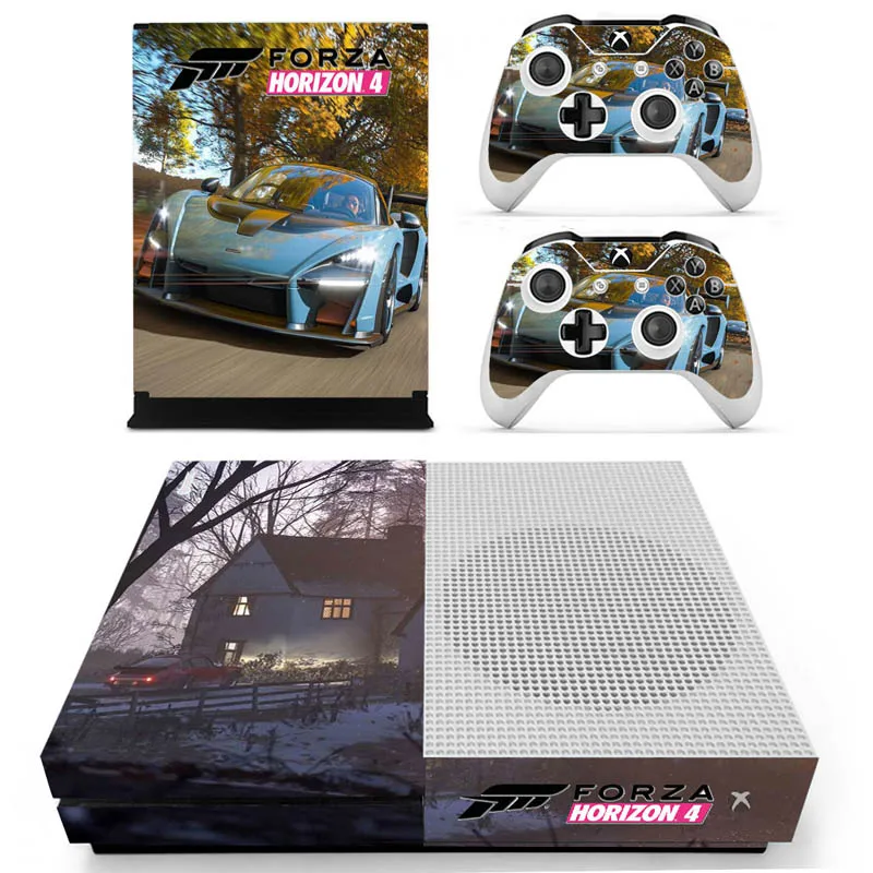 Forza Horizon 4 Vinly наклеивающиеся Переводные картинки для детей xbox One S консоль с двумя беспроводными контроллерами кожи