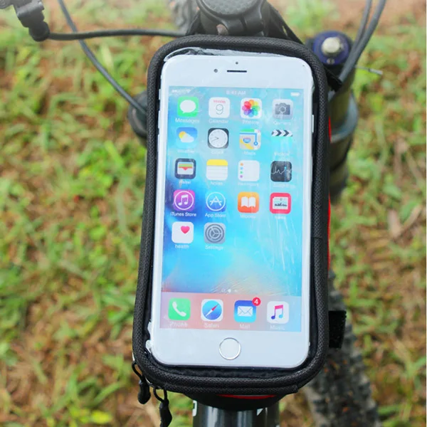 

New Bicycle Bag Cycling Bike Frame Mobile Phones Holder Bags Case Pouch Riding Accessories XD88