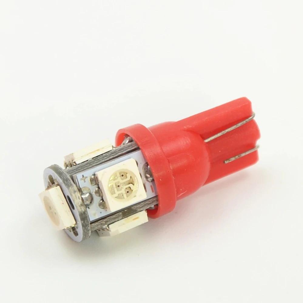 6 шт. большая акция T10 W5W 168 194 Янтарный 5050 SMD 5 LED Автомобильные Боковые клиновидные