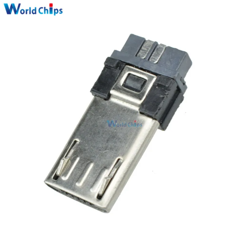 10 шт. USB Micro 5-контактный Штекерный разъем Jack SMD поверхностное крепление |