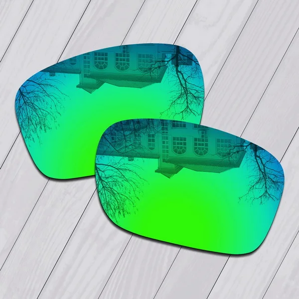 Emerald Green E.O.S поляризованные улучшенные Сменные линзы для солнцезащитных очков Oakley Holbrook OO9102-несколько вариантов - Цвет линз: Emerald Green