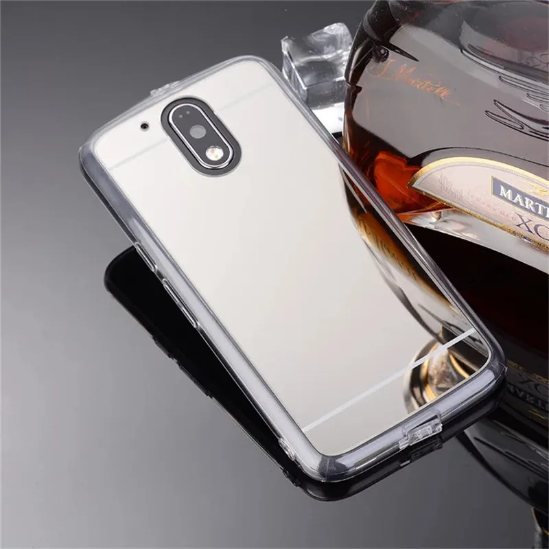 Роскошное зеркало ТПУ мягкий чехол для Motorola Moto G5/G5 Плюс/G4 играть/G6/G6 Плюс/G6 играть/E5 чехол funda для мото G5 плюс G 6 plusg6