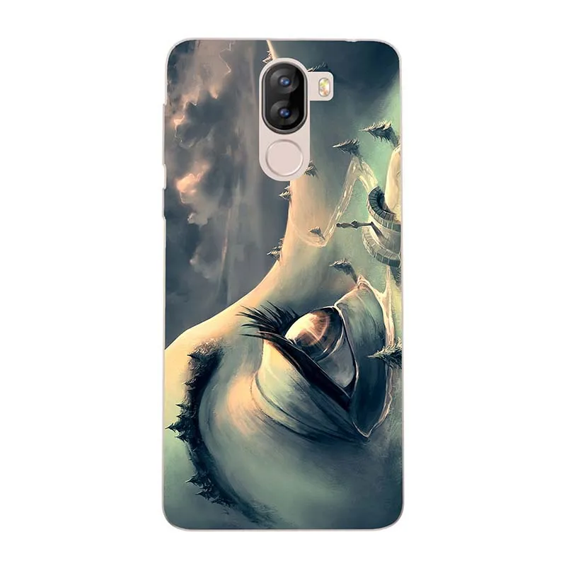Мягкий силиконовый чехол из ТПУ с модным принтом цветов для телефона Doogee X 60 X60L