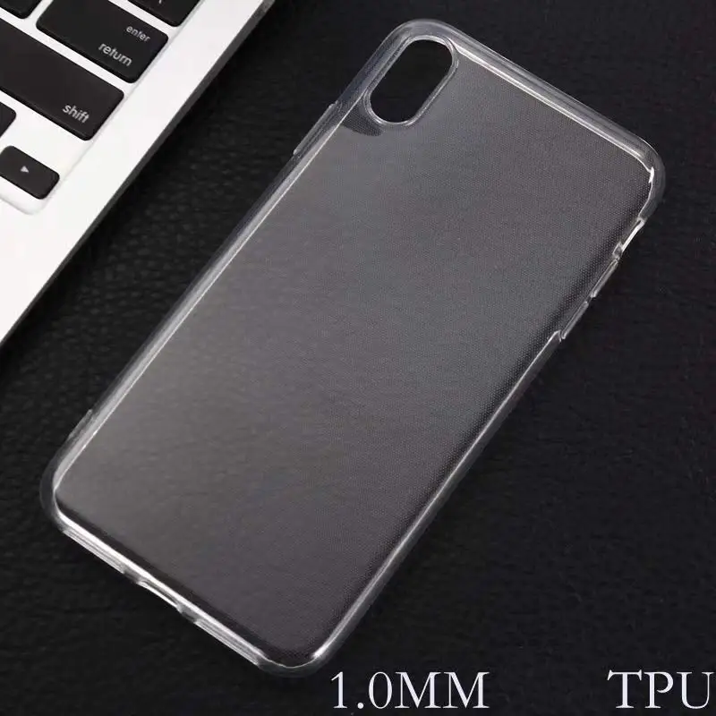 Ультратонкий Мягкий Прозрачный чехол из ТПУ для iPhone Xs Max XR прозрачный силиконовый