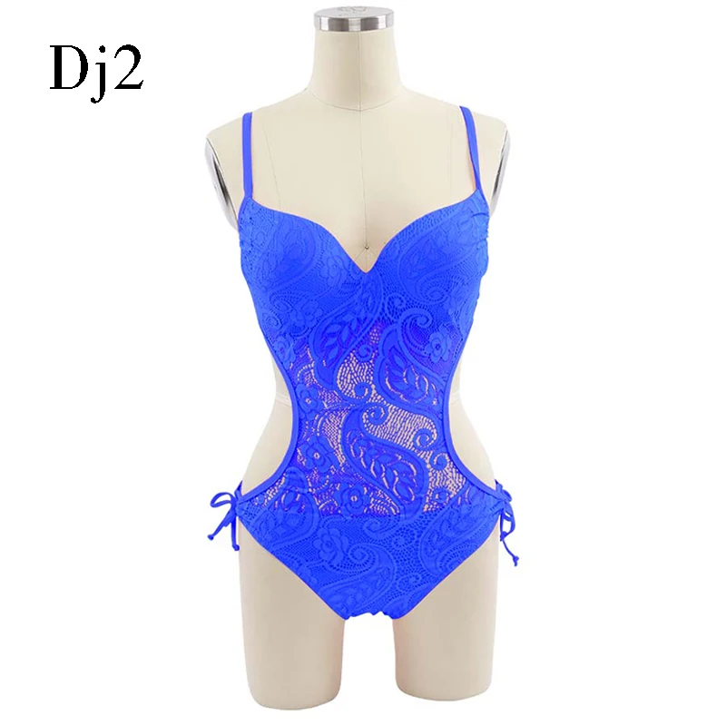 Сексуальный сетчатый купальник с вырезами Женский Цельный цветочным принтом