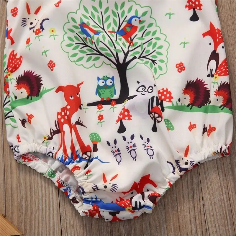 

Newborn Infant Baby Girl Jumpsuit Bodysuit Infant Clothes Outfit Sunsuit