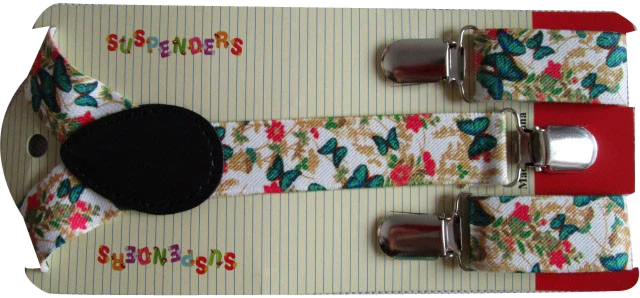 Подтяжки с принтом бабочки для девочек 1 8 лет бесплатная доставка новинка