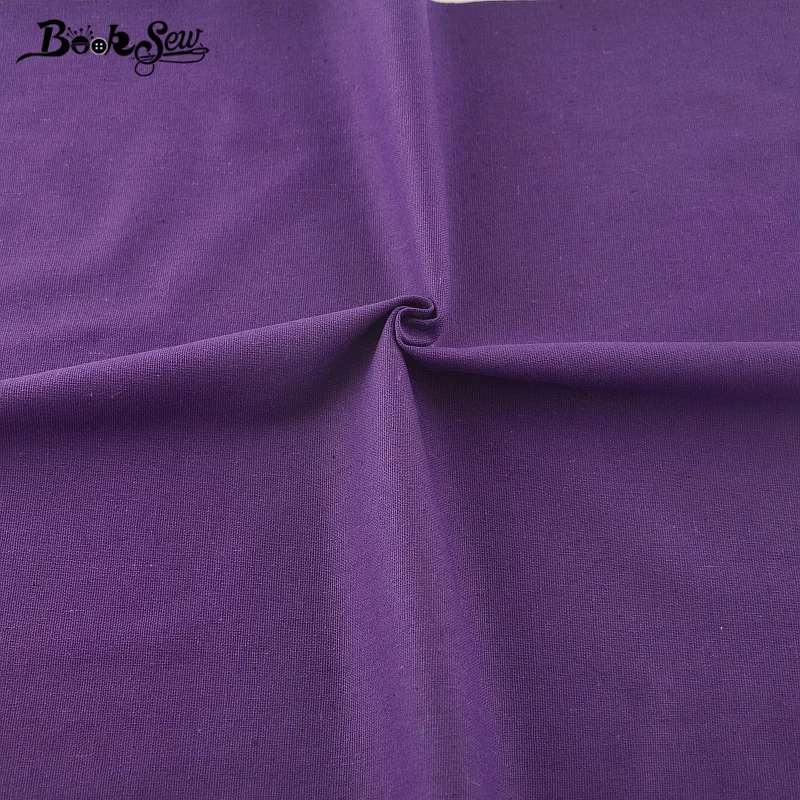 Booksew фиолетовый цвет домашний текстиль хлопковая льняная ткань скатерть подушка