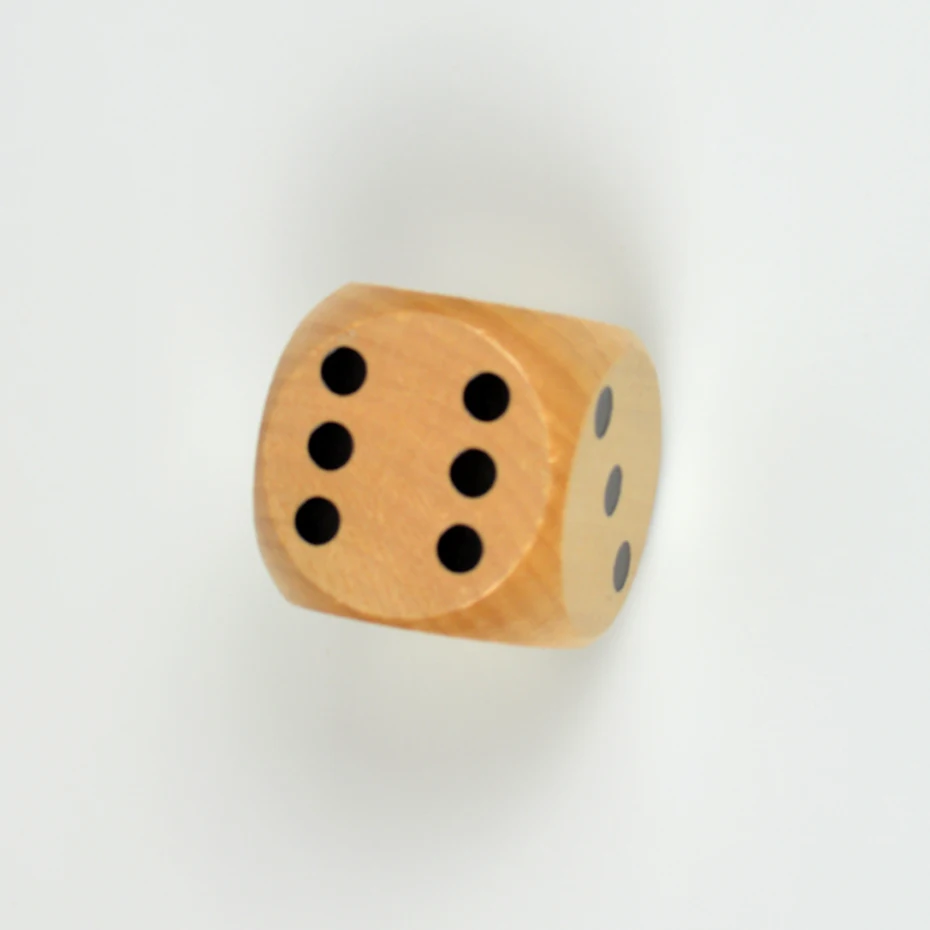 High Quality 60mm Wooden Dice Giant Digital 6cm Wood Number Dices Adult Children Toy For Club/Party/Family DIY Games | Спорт и