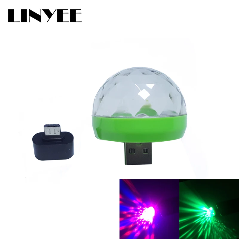 Светодиодный USB атмосферный свет DJ лампа RGB мини красочная музыкальная лампа для фестиваля/вечерние/Караоке/диско шар шоу бар украшения ligh