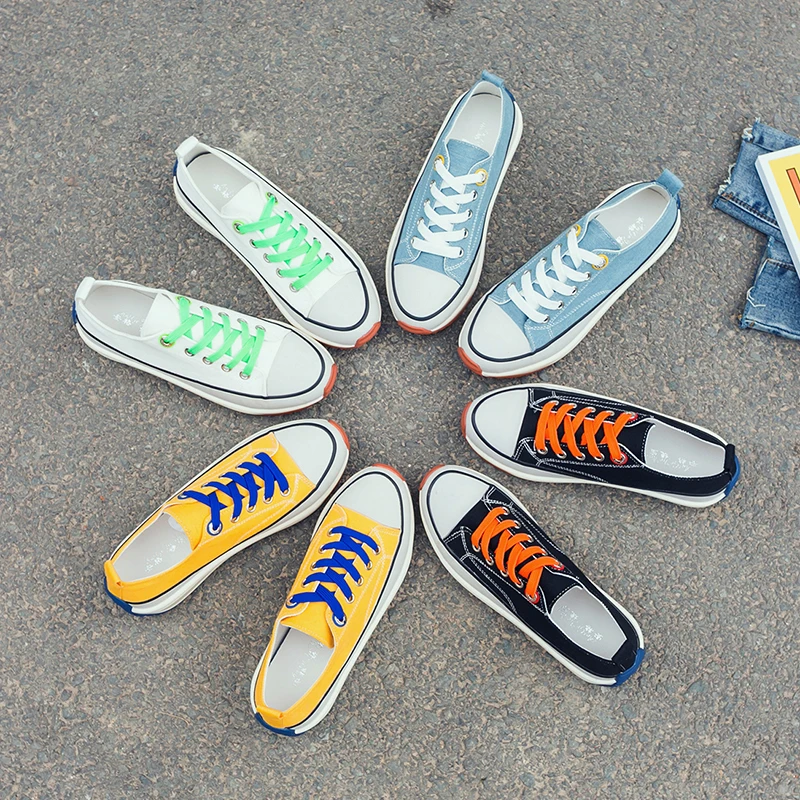 Fujin/Женская обувь на плоской подошве Сезон весна лето Шикарная парусиновая