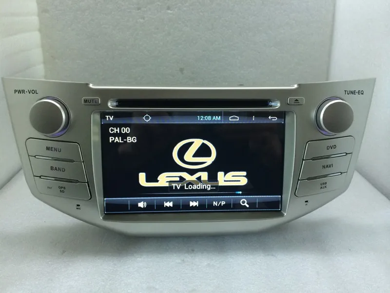 Автомобильный DVD двойной Corefor lexus rx350 rx400 h чистый андроид 6 0 1024*600 емкостный Экран 3G