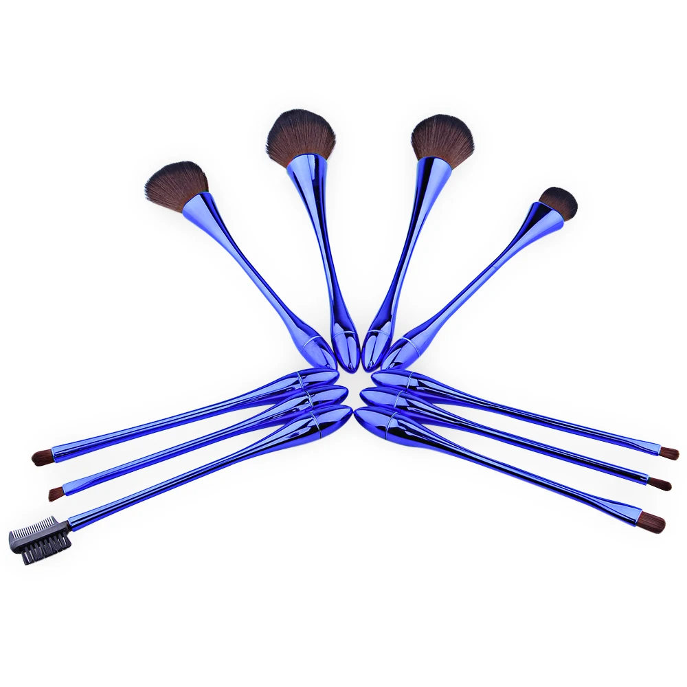 10 шт. Косметические кисти для макияжа Набор Румяна Пудра основа под макияж тени