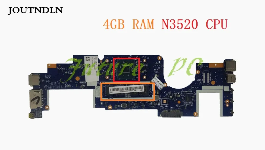 JOUTNDLN для Lenovo Yoga 2 11 материнская плата ноутбука aiu1 NM-A201 11S90005660 90005660 Вт/4 Гб RAM N3520 |