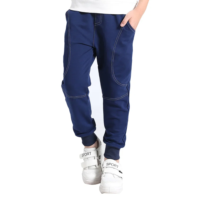 Новинки Теплые Длинные Спортивные Брюки спортивные штаны Для мальчиков и