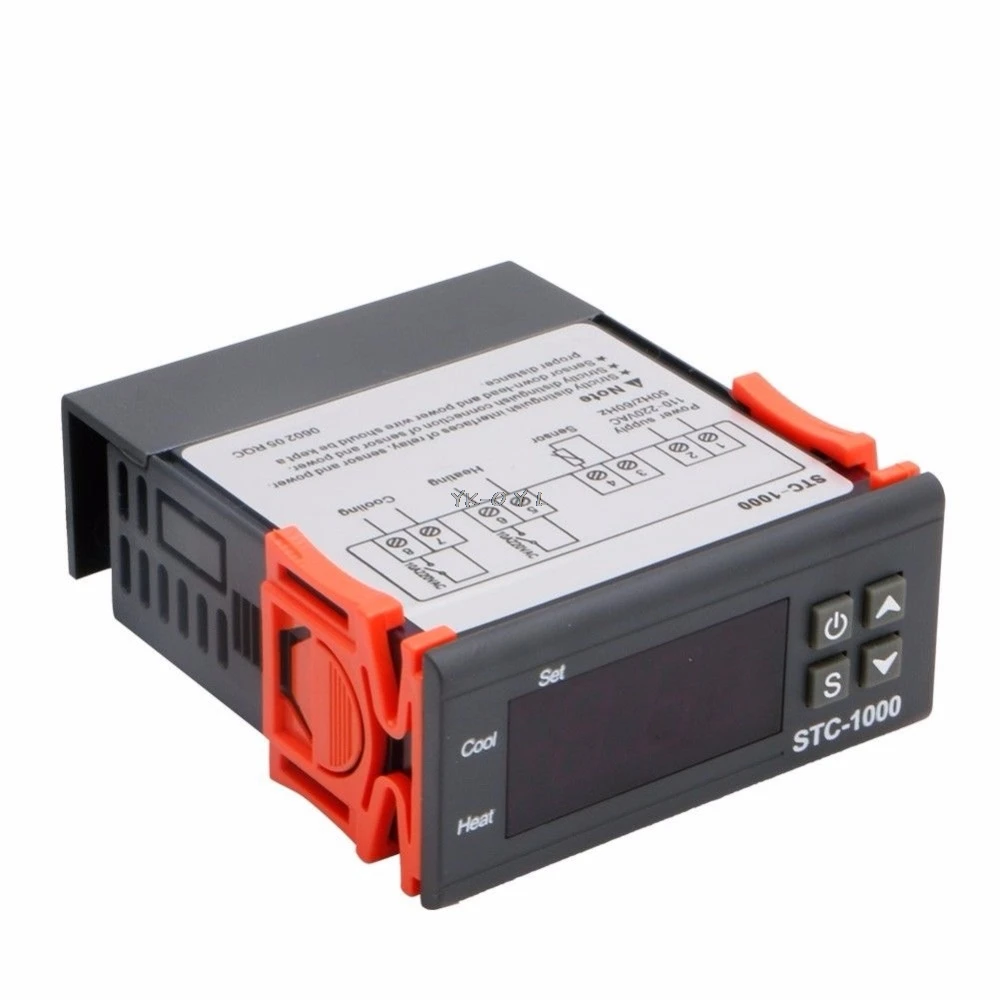 Цифровой термостат STC1000 110V220V универсальный регулятор температуры датчик