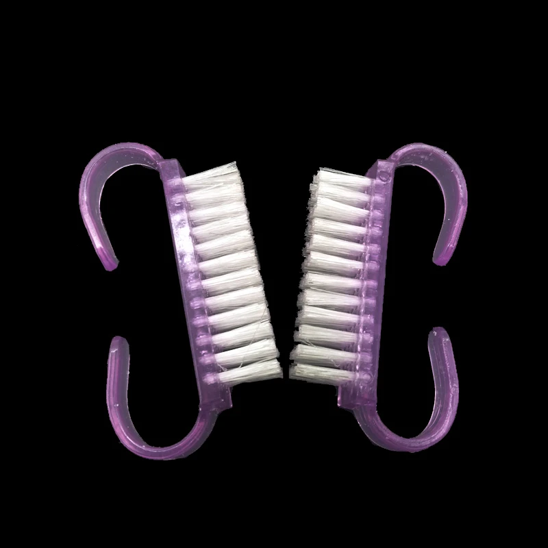 10 шт./лот щетка для чистки ногтей с пластиковой ручкой DIY Инструменты для маникюра пылеочиститель для акрилового УФ-геля мягкое удаление пыли для ногтей
