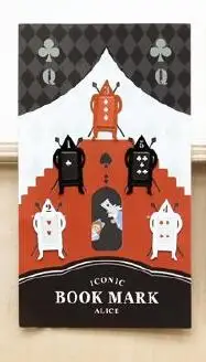 Знаковых книг марка Мини мультфильм металлические закладки набор указателей Книга маркеры страниц - Цвет: Alice