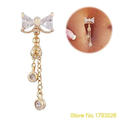 Кольцо для пирсинга живота 4 шт. |