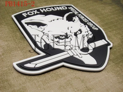MGS FOXHOUND группа специального назначения 3D ПВХ патч
