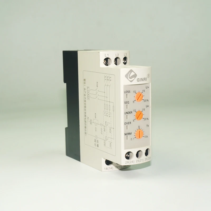 GINRI JVRD 380W трехфазное устройство контроля напряжения под напряжением|voltage protection|over