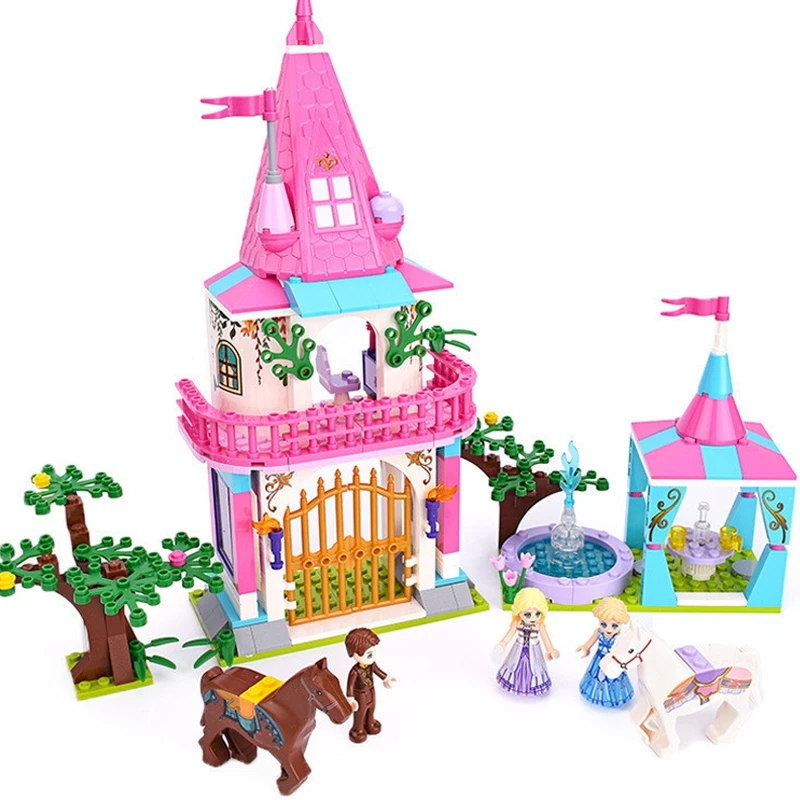 Для девочек серия Alice Princess строительные блоки фигурка друзей КОРОЛЕВСКАЯ КАРЕТА