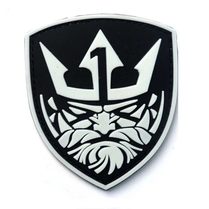 Нашивки в виде морских котиков, кости, лягушки, скелета, черепа, Battlefield Tyrant DTOM, нашивки, тактические Мстители, Боевая вышивка, бейджи ПВХ, нашивки - Цвет: A