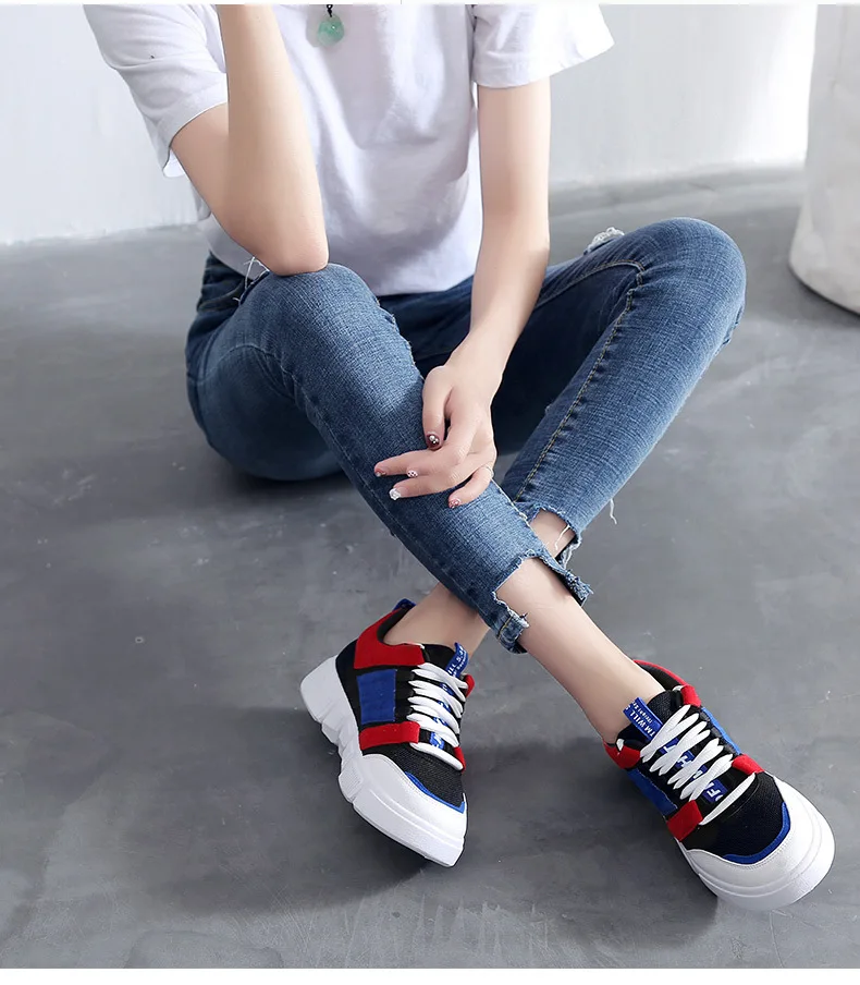 Модная парусиновая Обувь На Шнуровке женская повседневная обувь прогулочная для