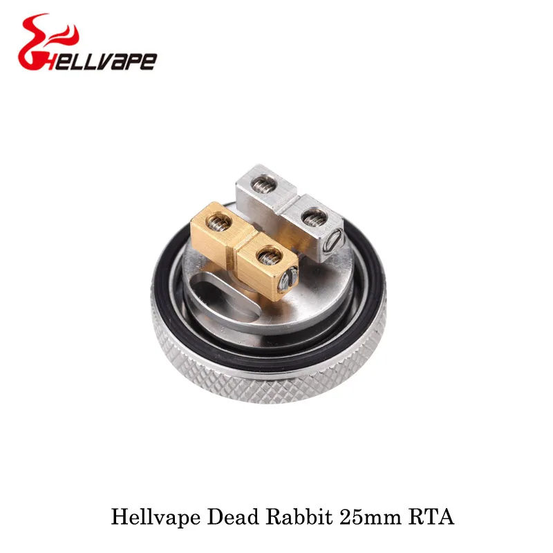 Электронная сигарета Hellvape Dead Rabbit 25 мм RTA 2 мл/4 5 мл распылитель с полимерным