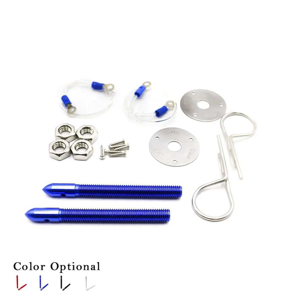 Набор штифтов для капота из сплава четыре цвета замки шпильки подходят всех