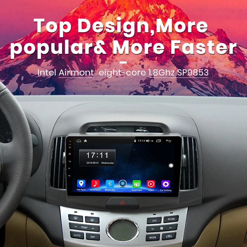 Junsun 4G+ 64G CarPlay DSP Android 8,1 автомобильный Радио Мультимедиа Стерео Аудио плеер gps 2 Din для hyundai Santa Fe 2 2006-2012 без DVD