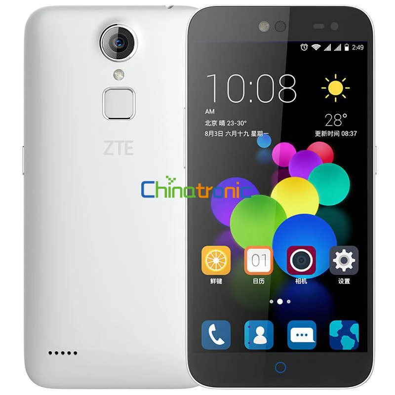 Original ZTE Blade A1 C880U Android 5.1 Mobile Phone MTK6735 Quad Core 1.3G Dual SIM 5.0&quotHD 2G RAM 16G ROM 13M FingerPrint | Мобильные