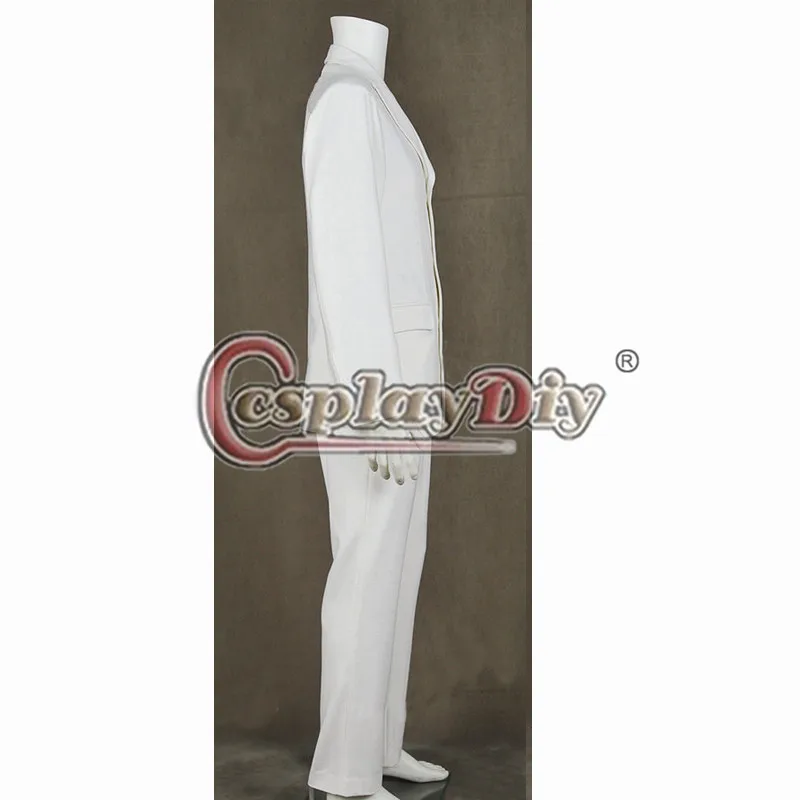 Cosplaydiy Великий Гэтсби 2013 Джей Косплей Костюм для взрослых мужчин Хэллоуин белый