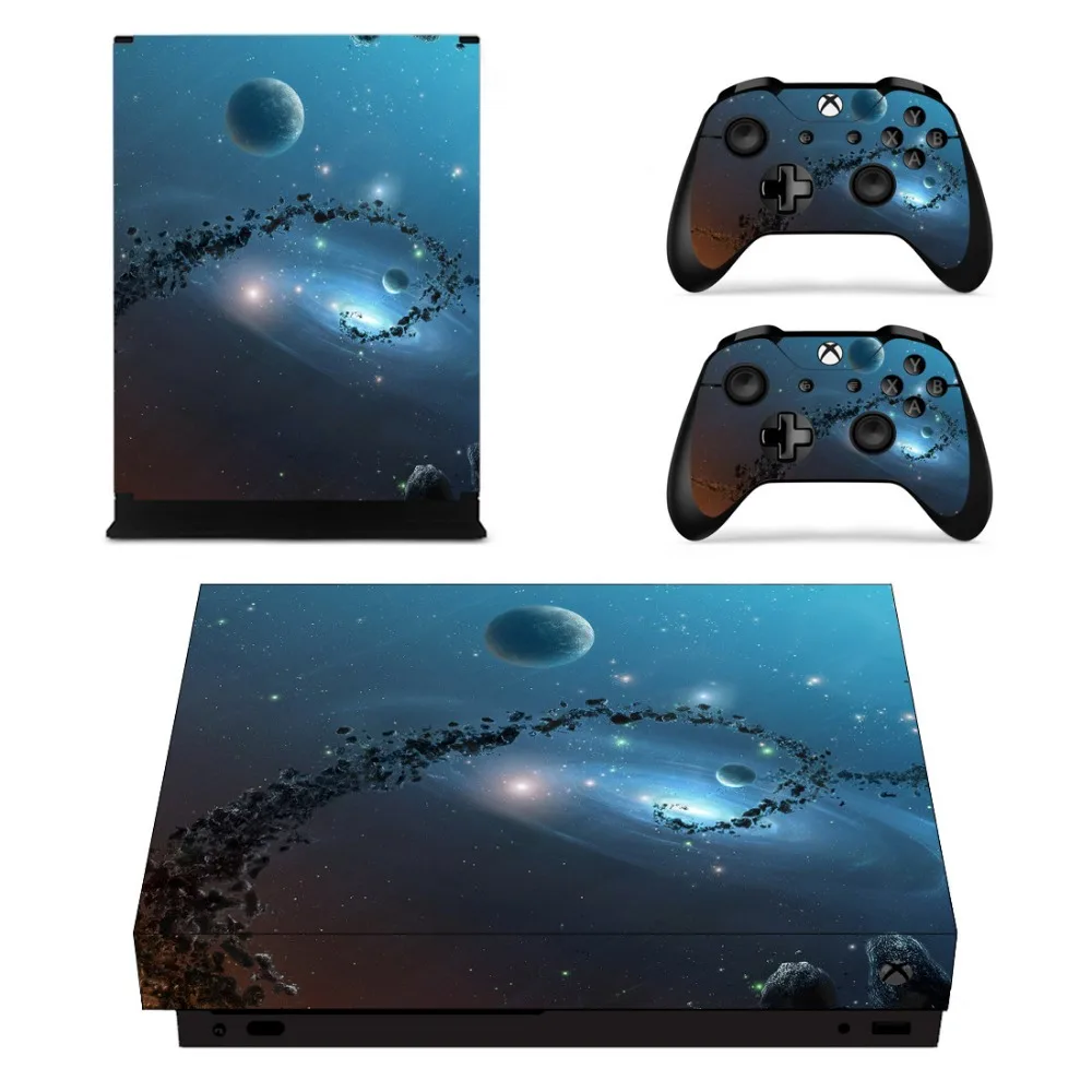 Наклейка звездное небо для Xbox One X наклейка скины наклейки на консоль контроллера
